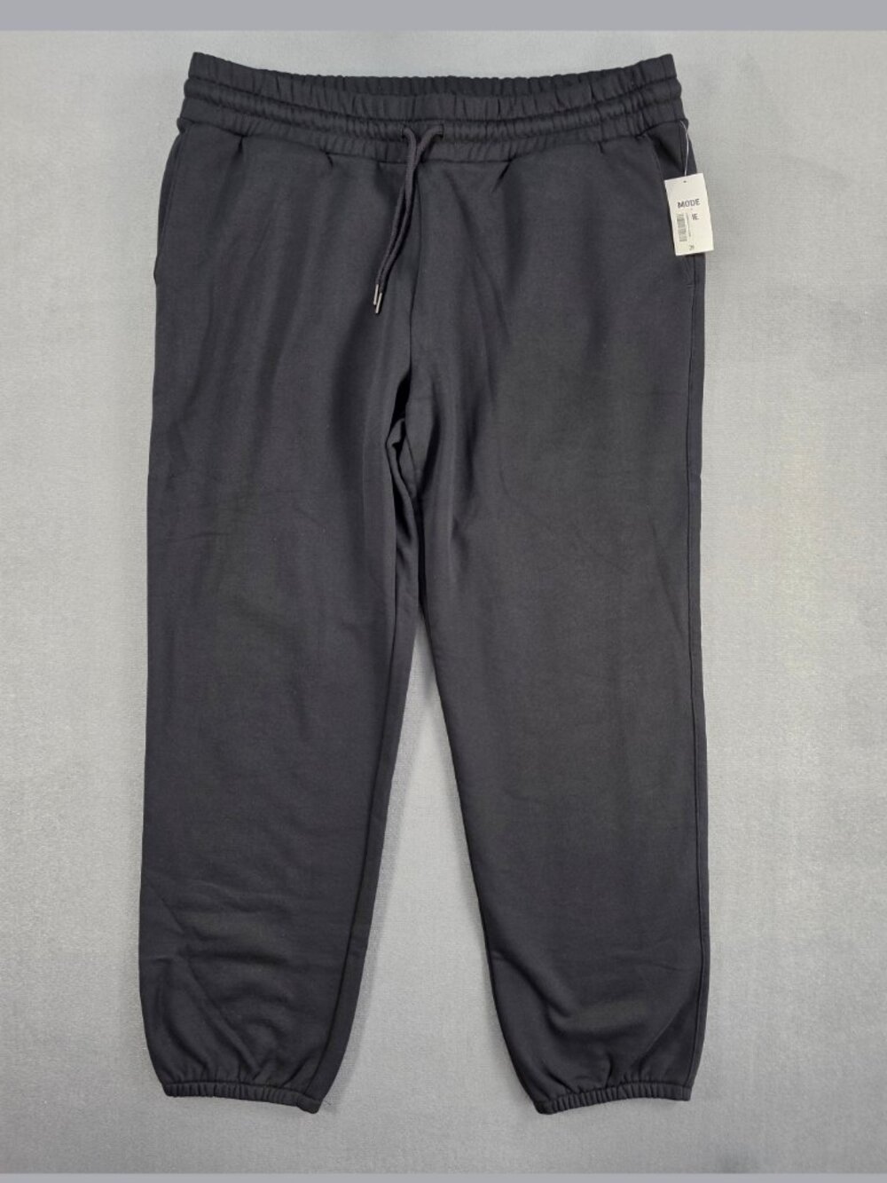 Mode of One Men's Fleece Joggers XXL Deep Black Drawstring Sweatpants NWT